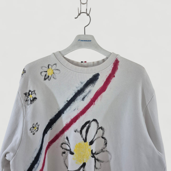 [SOLD OUT] [105~110]톰브라운 맨투맨 백삼선