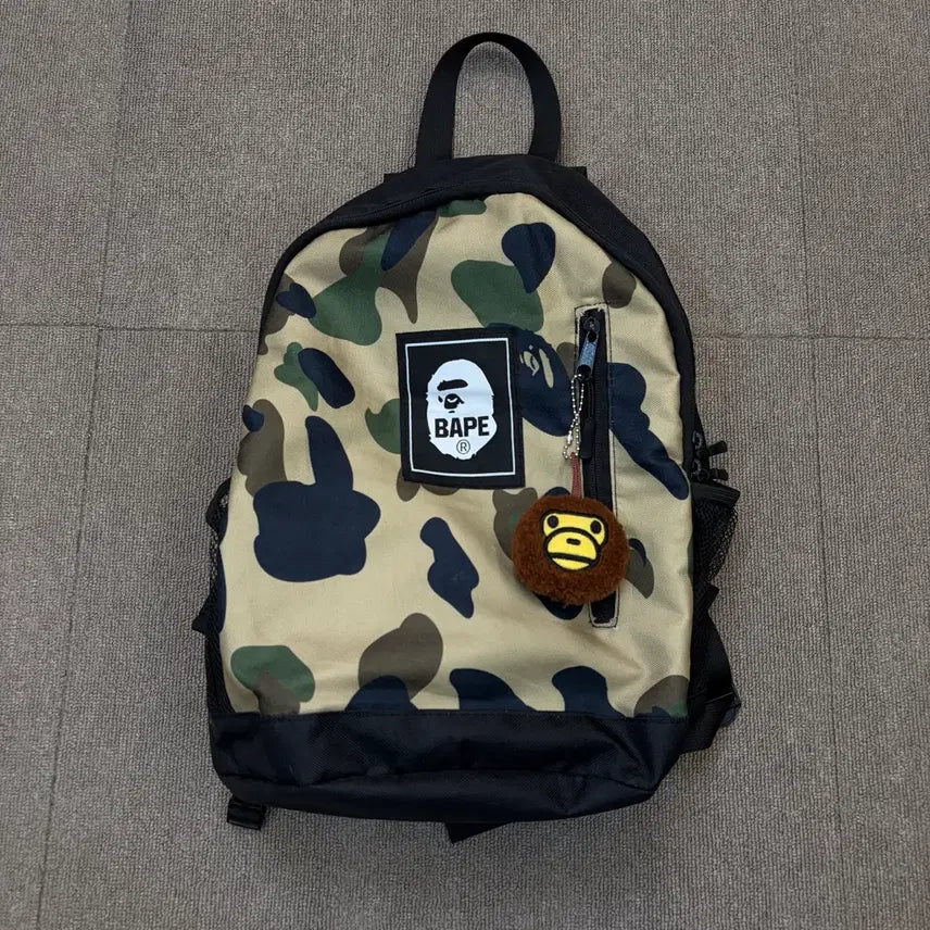 [SOLD OUT] bape 베이프 카모 마일로키링 백팩
