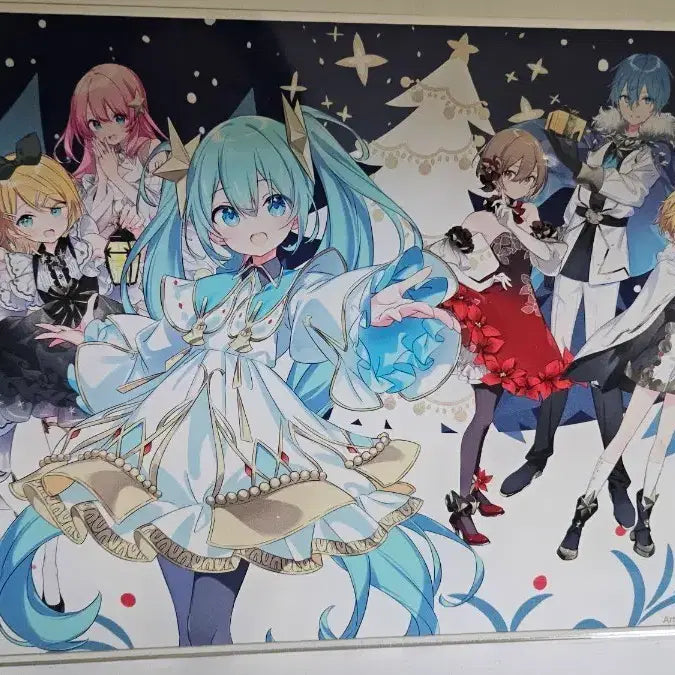 [BUNJANG] Vocaloid Christmas Acrylic Stand (Unsealed) / 보컬로이드 크리스마스 아크릴 스탠드 개봉품