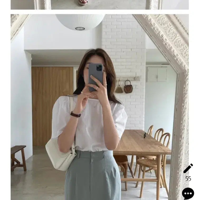 [BUNJANG] GanneSra Edi Cotton Deep Mint Long Skirt M / 가내스라 에디코튼 딥민트 롱스커트 m