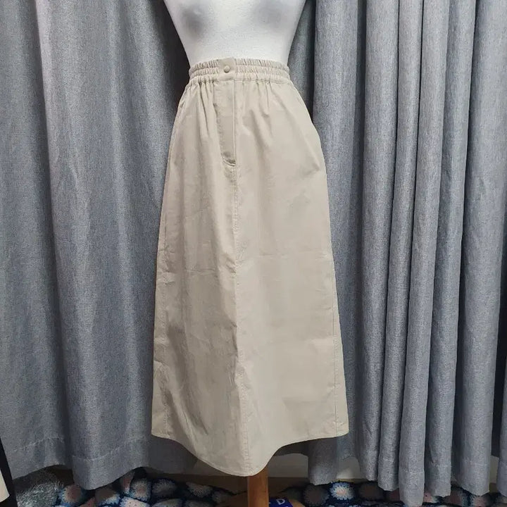 [BUNJANG] Crinkly Banding Long Skirt / 바스락 밴딩 롱스커트