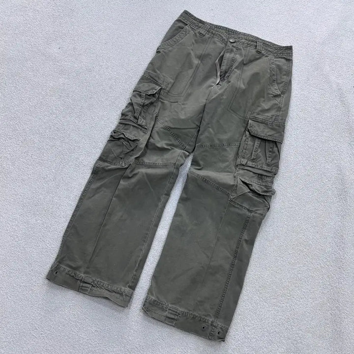 [BUNJANG] Giordano Vintage Pocket Cargo Pants / 86-103 지오다노 빈티지 포켓 카고 팬츠 0429E