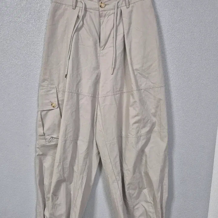 [BUNJANG] Nylon Cotton Cargo Wider Jogger Pants (Size 66-77) / 나일론면 카고 와이더 죠거팬츠 66~77