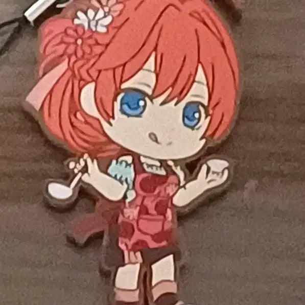 [BUNJANG] The Quintessential Quintuplets Nakano Itsuki Rubber Strap Keychain / 5등분의 신부 나카노 이츠키 러버 스트랩 키링