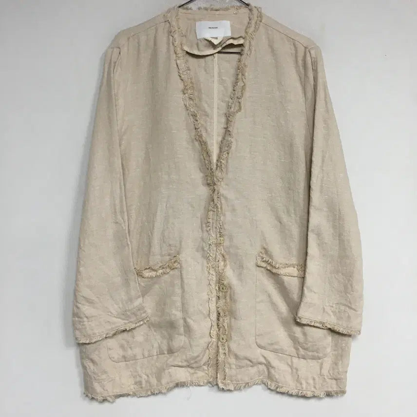 [BUNJANG] BEAKER Linen Pocket Jacket / BEAKER 비이커 포켓 린넨 자켓 55