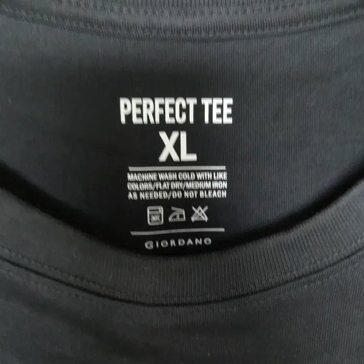 [BUNJANG] Giordano Perfect T-Shirt XL Black / (세탁완료) 지오다노 퍼펙트 티셔츠 XL 블랙