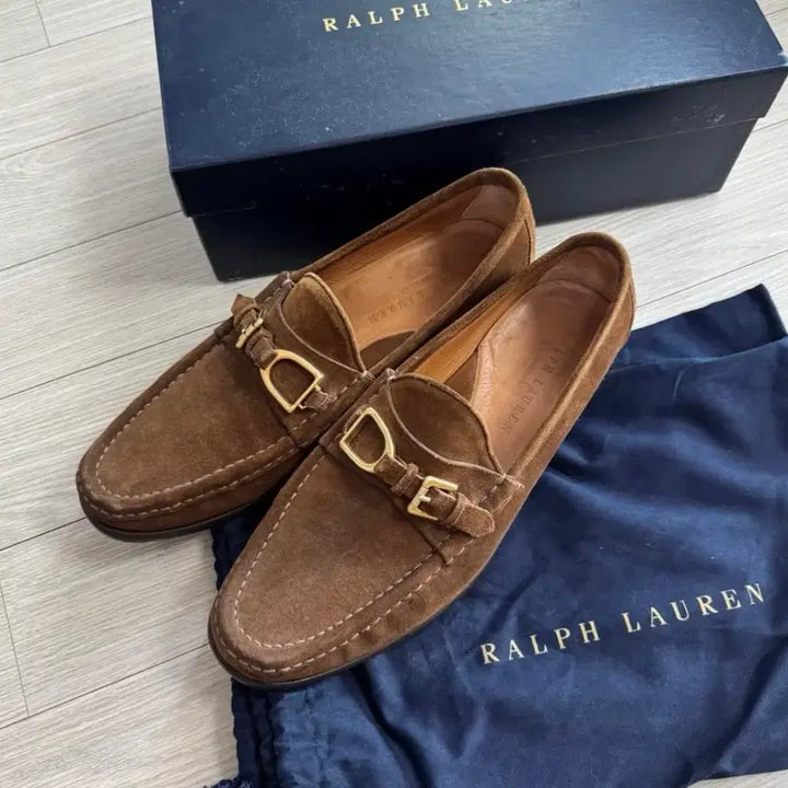 [BUNJANG] Polo Ralph Lauren Purple Label Snuff Suede Loafers / 폴로 랄프로렌 퍼플라벨 스너프 스웨이드로퍼