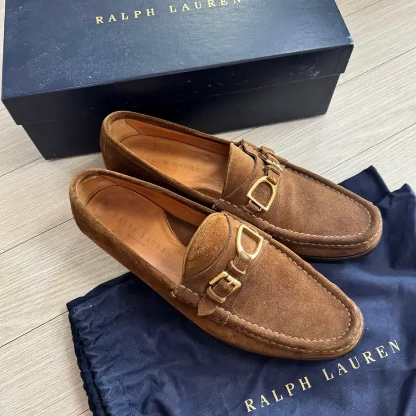 [BUNJANG] Polo Ralph Lauren Purple Label Snuff Suede Loafers / 폴로 랄프로렌 퍼플라벨 스너프 스웨이드로퍼