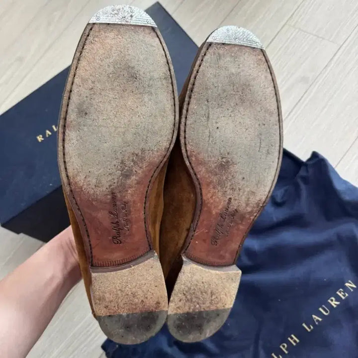 [BUNJANG] Polo Ralph Lauren Purple Label Snuff Suede Loafers / 폴로 랄프로렌 퍼플라벨 스너프 스웨이드로퍼