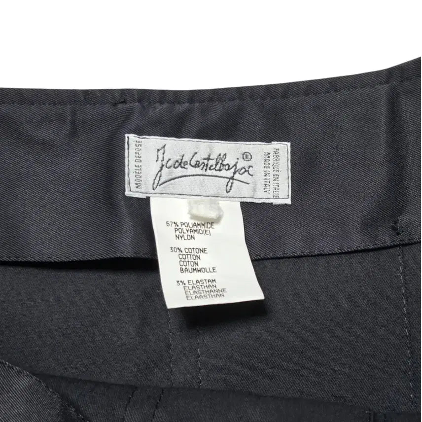 [BUNJANG] Jean Charles de Castelbajac Black Pocket Midi Skirt / JCDe Castelbajac 장 샤를르 드 까스텔바작 블랙 포켓 스커트