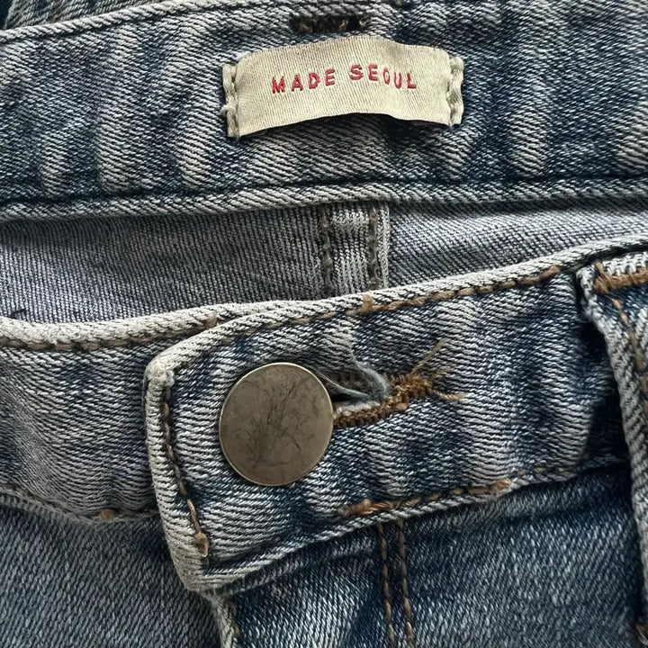 [BUNJANG] Made Seoul Bootcut Denim Pants / 메이드 서울 청바지 부츠컷 데님 팬츠