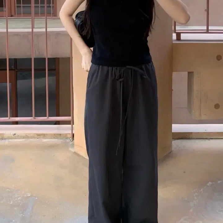 [BUNJANG] Onde Hill Pant Charcoal Short Length / 온트 힐로팬트 차콜 숏기장