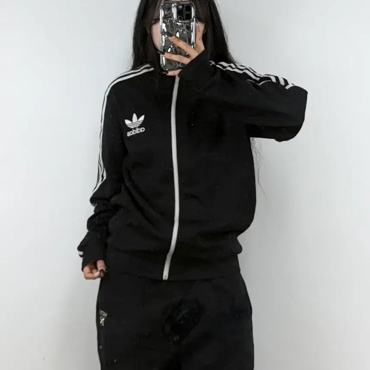 [BUNJANG] Adidas Europa Track Top Jersey Black E73 / 아디다스 유로파 트랙탑 져지 블랙 E73