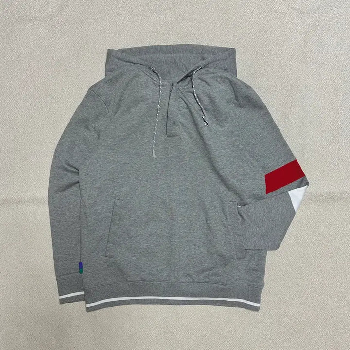 [BUNJANG] Hazzys Color Block Hooded T-Shirt / 헤지스 컬러블록 후드티셔츠