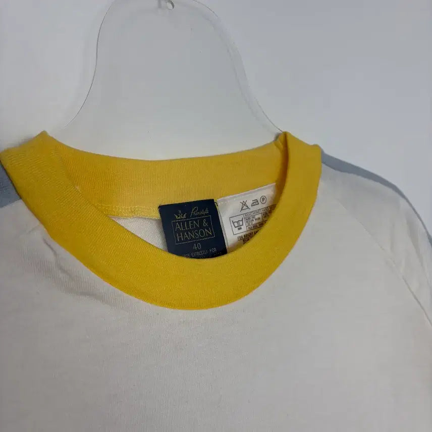 [BUNJANG] Allen&amp;Hanson Raglan Short Sleeve T-Shirt / Allen&amp;Hanson 래글런 반팔 티셔츠