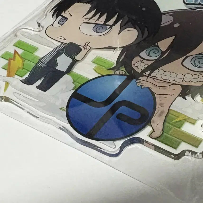 [BUNJANG] Attack on Titan Levi Eren Big Acrylic Keyring / [진격거] 조이폴리스 리바이에렌 빅 아크릴 키링