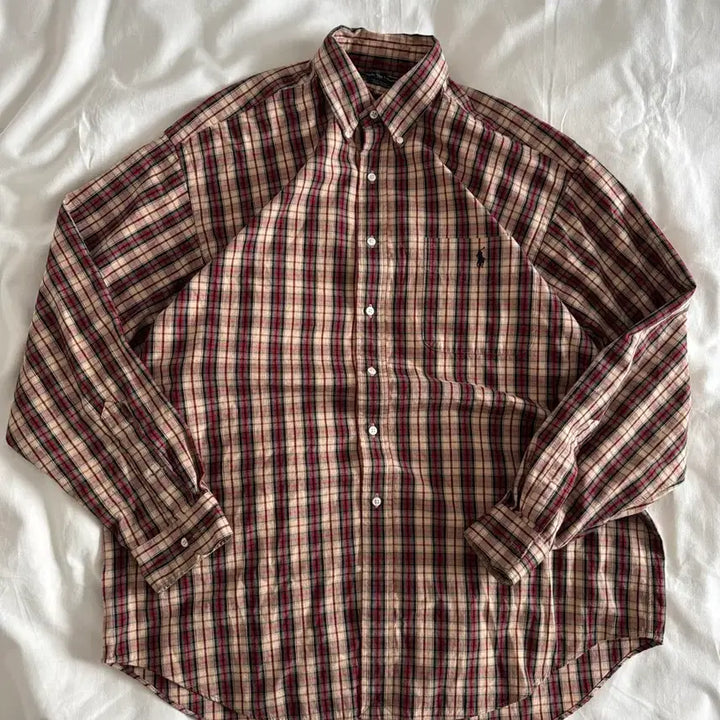[BUNJANG] Polo Ralph Lauren Big Shirt Check / [L] 폴로 랄프로렌 빅셔츠 체크