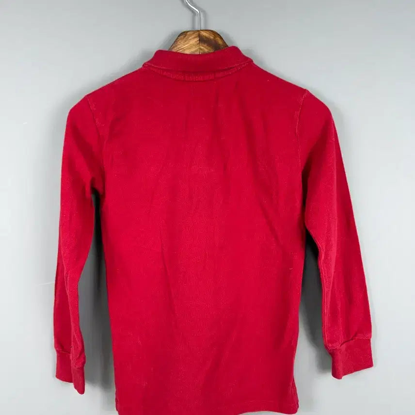 [BUNJANG] Polo Ralph Lauren Cotton Long Sleeve Red E75 / 폴로랄프로렌 코튼 롱슬리브 레드 E75