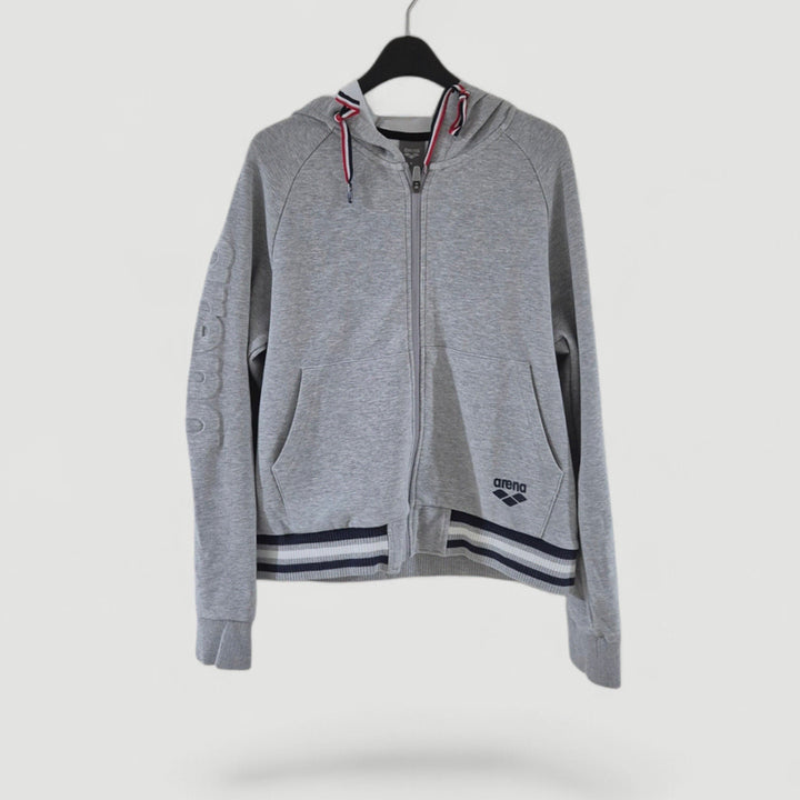 [BUNJANG] Arena Sweat Hood Zip-up Set Women&