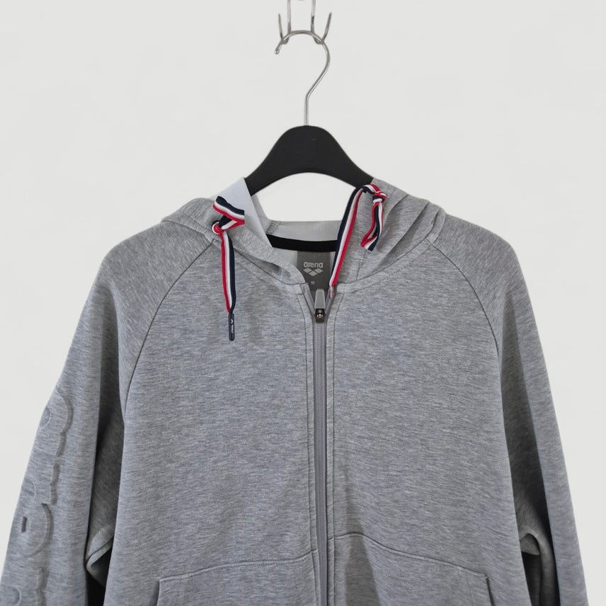 [BUNJANG] Arena Sweat Hood Zip-up Set Women&