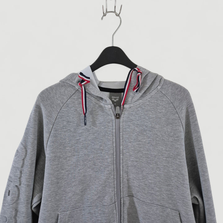 [BUNJANG] Arena Sweat Hood Zip-up Set Women&