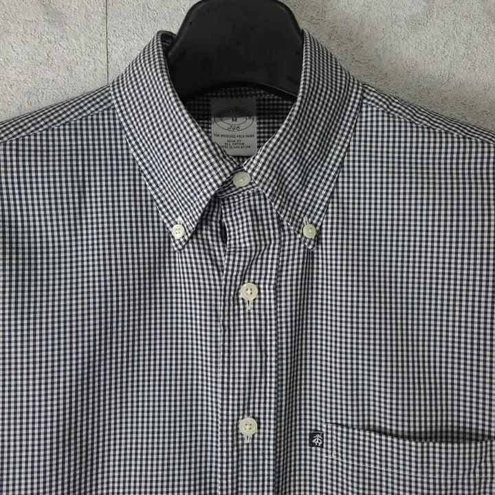 [BUNJANG] Brooks Brothers Slim Fit Check Shirt M / 브룩스브라더스 슬림핏 체크셔츠 M