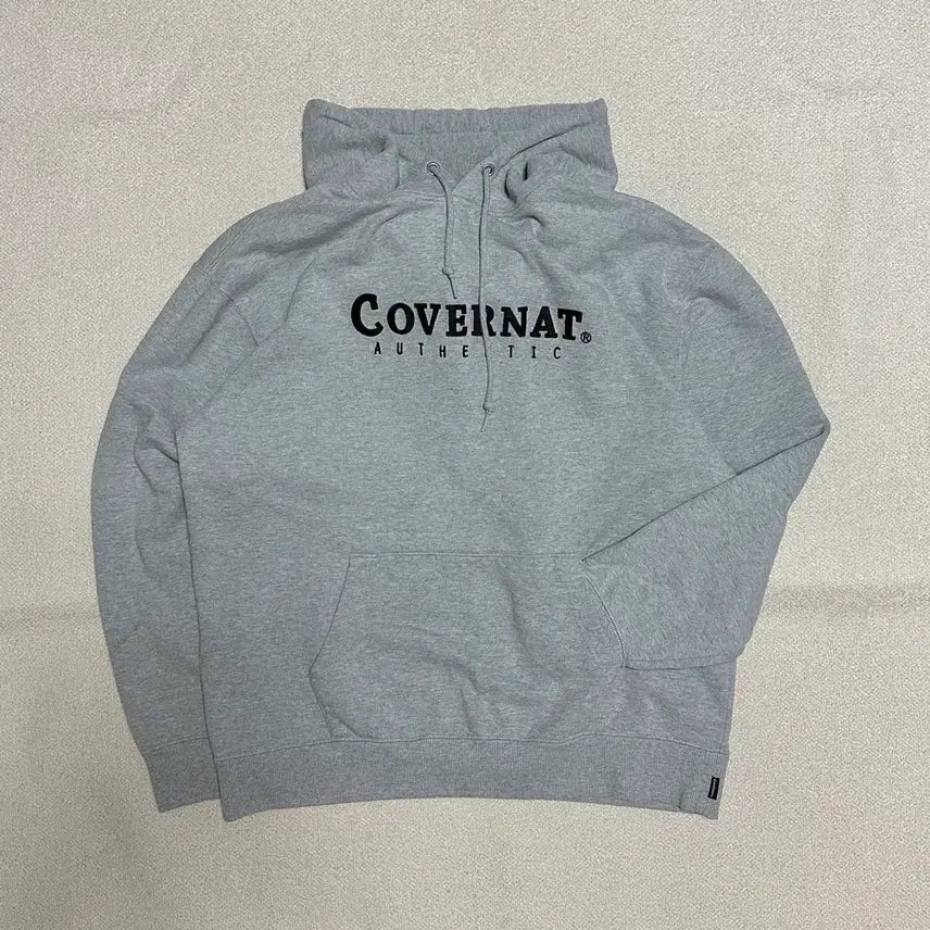 [BUNJANG] Covernat Authentic Logo Oversized Hoodie / 커버낫 어센틱 로고 오버핏 후드티