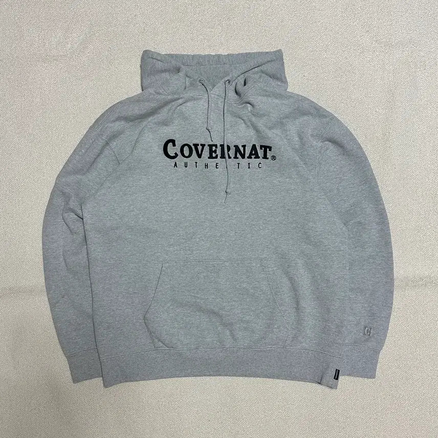 [BUNJANG] Covernat Authentic Logo Oversized Hoodie / 커버낫 어센틱 로고 오버핏 후드티