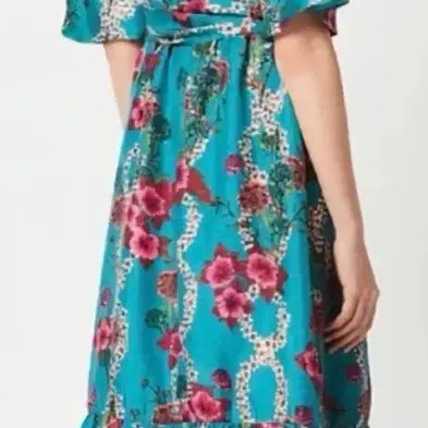 [BUNJANG] Sandro Floral Wrap Dress / 산드로 플라워 랩원피스