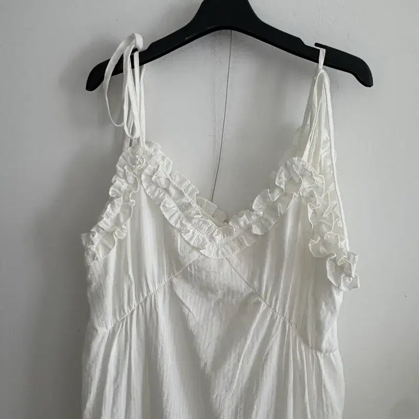 [BUNJANG] So Dingkey Bread Frill Midi Dress / 쏘딩키브레드 프릴 원피스