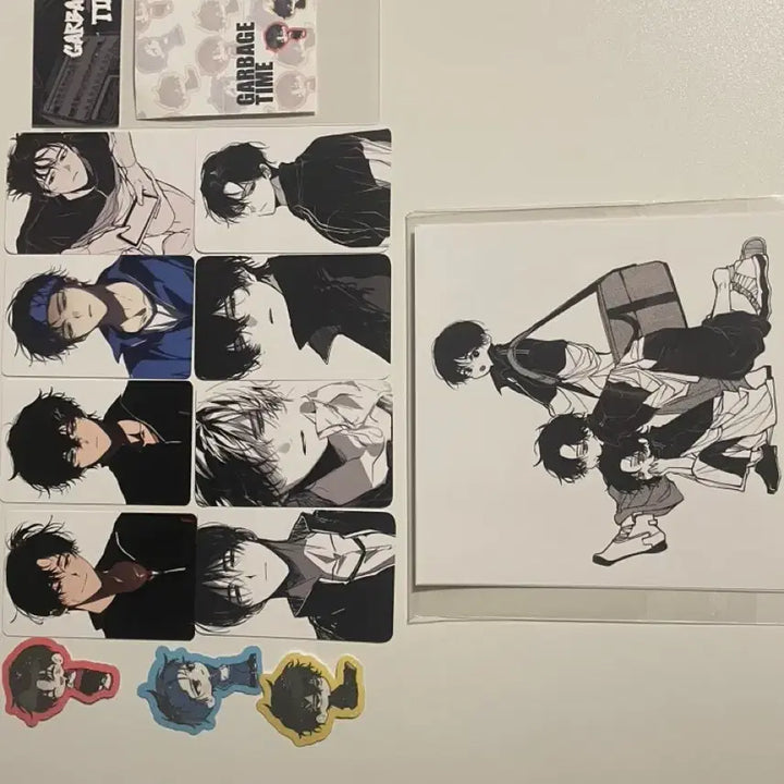 [BUNJANG] Garbage Time Shungnyung Photocard, Postcard, Sticker Set / 가비지타임 쓩늉님 갑타 비공굿 포카 엽서 스티커 전영중 최종수 성준수