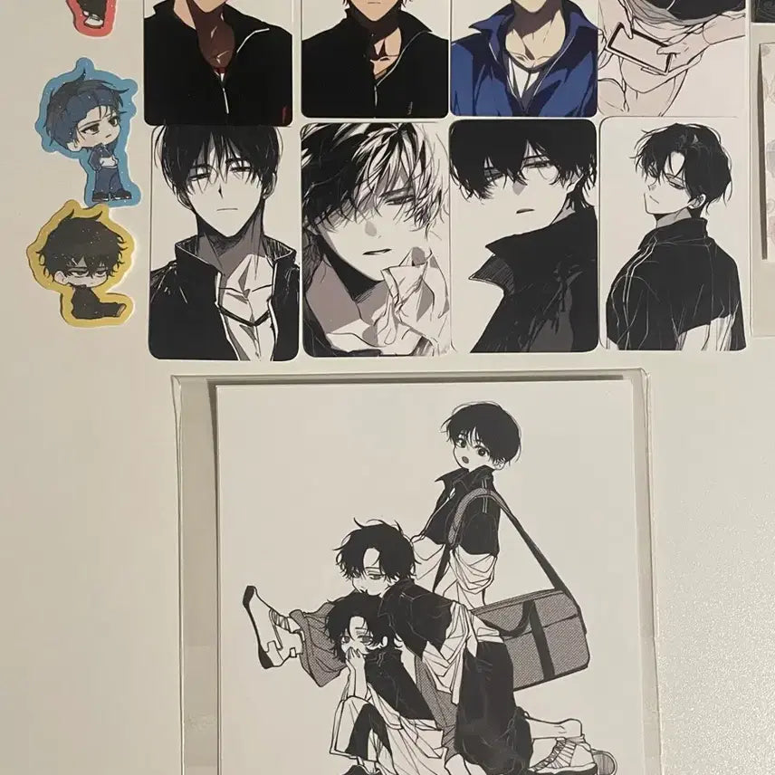 [BUNJANG] Garbage Time Shungnyung Photocard, Postcard, Sticker Set / 가비지타임 쓩늉님 갑타 비공굿 포카 엽서 스티커 전영중 최종수 성준수