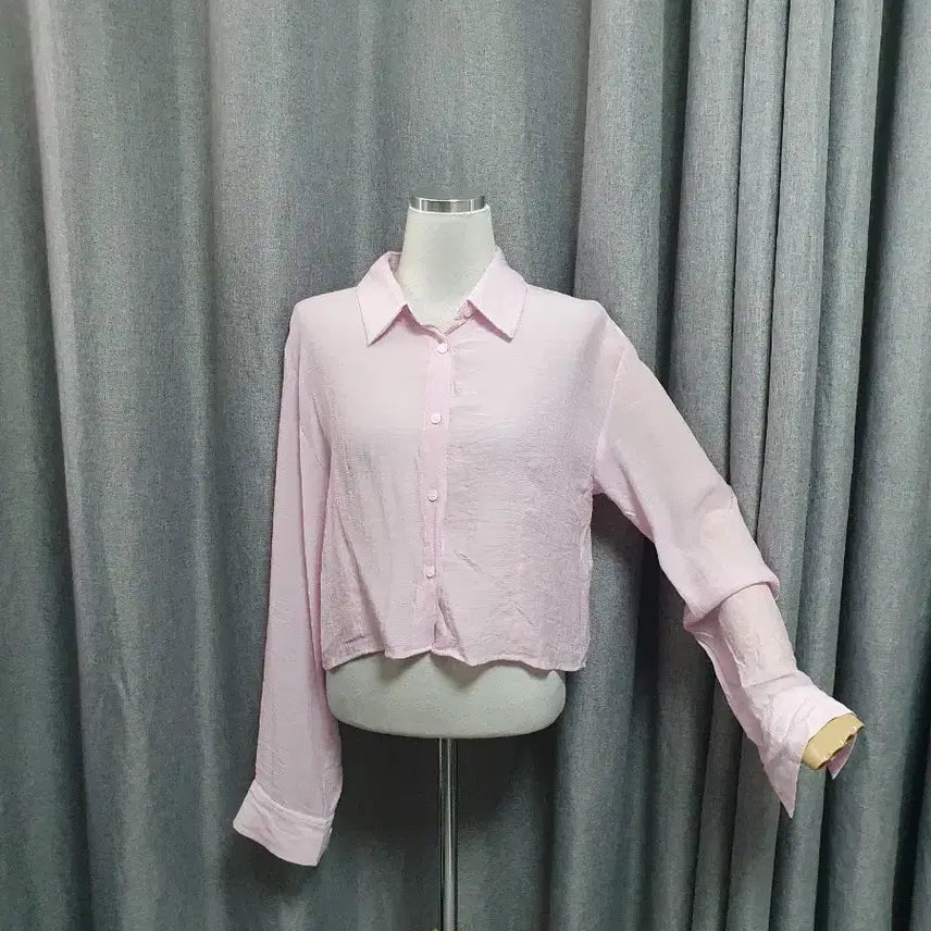 [SOLD OUT] 핑크 쉬어 남방