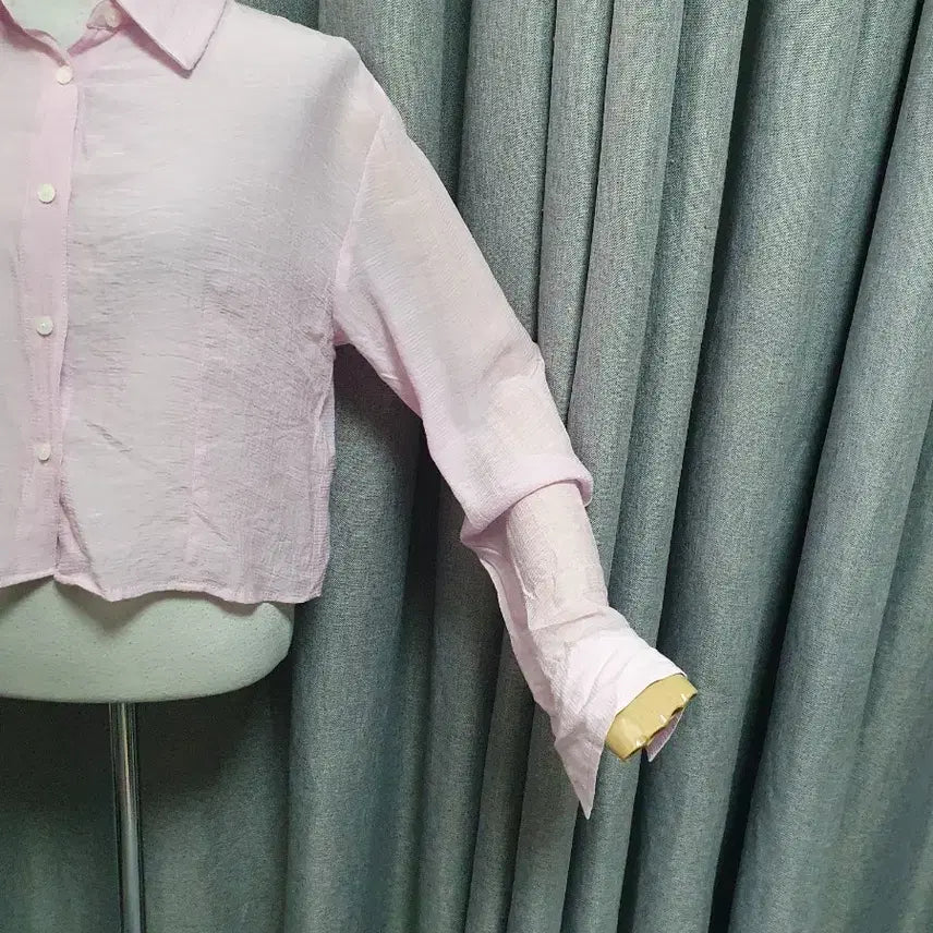[SOLD OUT] 핑크 쉬어 남방