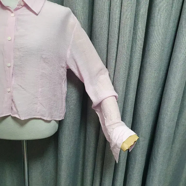 [SOLD OUT] 핑크 쉬어 남방