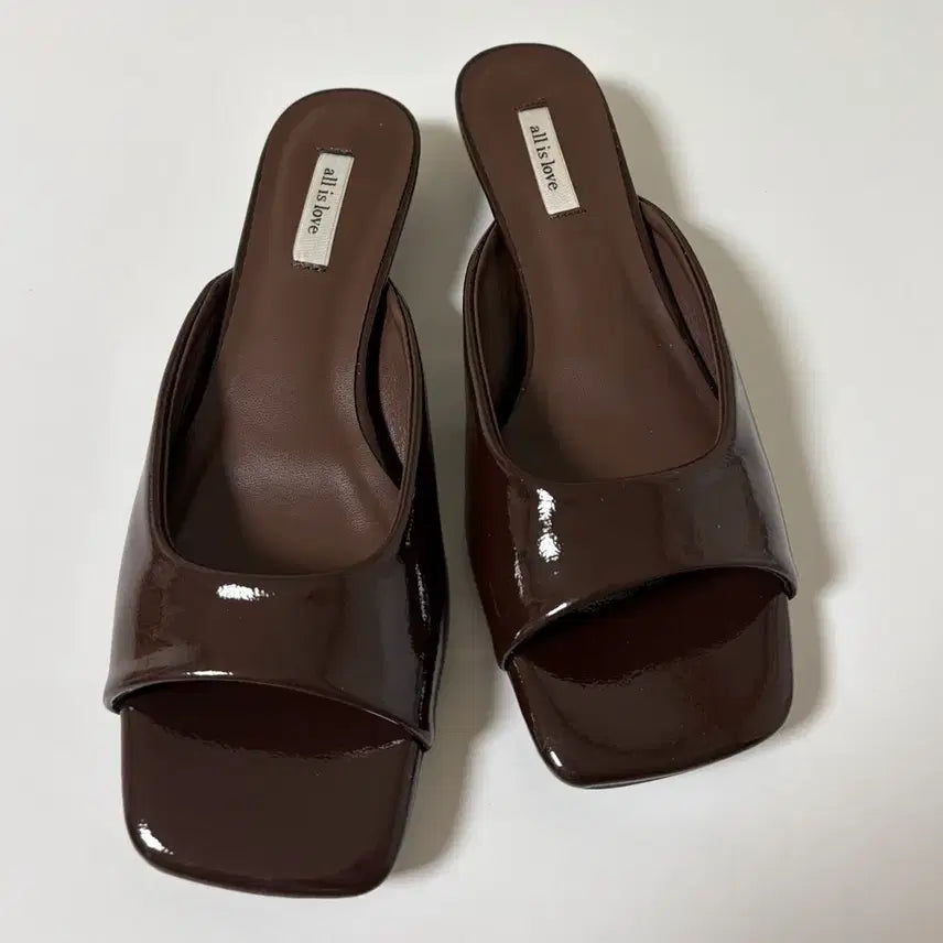 [BUNJANG] Allizlove Urban Wedge Mule Dark Choco / 무배) 올이즈러브 어반 웨지 뮬 230 다크초코