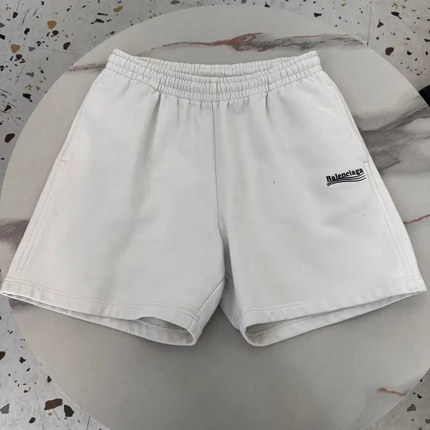 [BUNJANG] Balenciaga Embroidered Shorts Department Store Edition / 발렌시아가 자수 반바지 백화점판