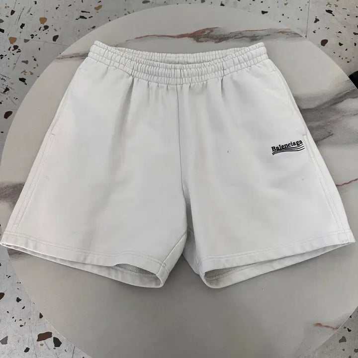 [BUNJANG] Balenciaga Embroidered Shorts Department Store Edition / 발렌시아가 자수 반바지 백화점판