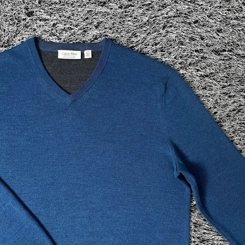 [BUNJANG] Calvin Klein Merino Wool Knit Sweater / Calvin Klein 캘빈클라인 메리노 울 니트 스웨터