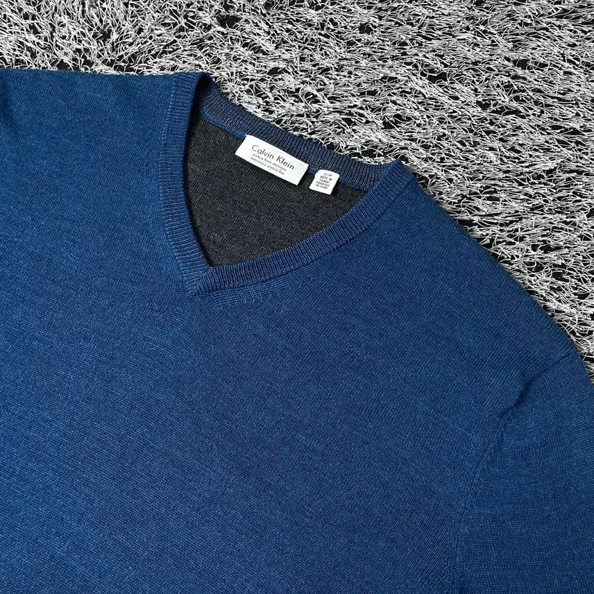 [BUNJANG] Calvin Klein Merino Wool Knit Sweater / Calvin Klein 캘빈클라인 메리노 울 니트 스웨터