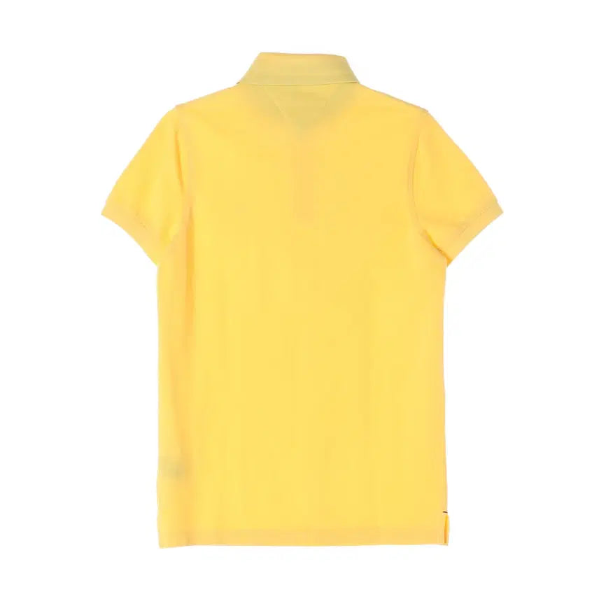 [BUNJANG] Tommy Hilfiger Slim Fit Embroidered Logo Short Sleeve Polo T-Shirt / 타미힐피거 슬림핏 로고 자수 폴로 반팔 티셔츠