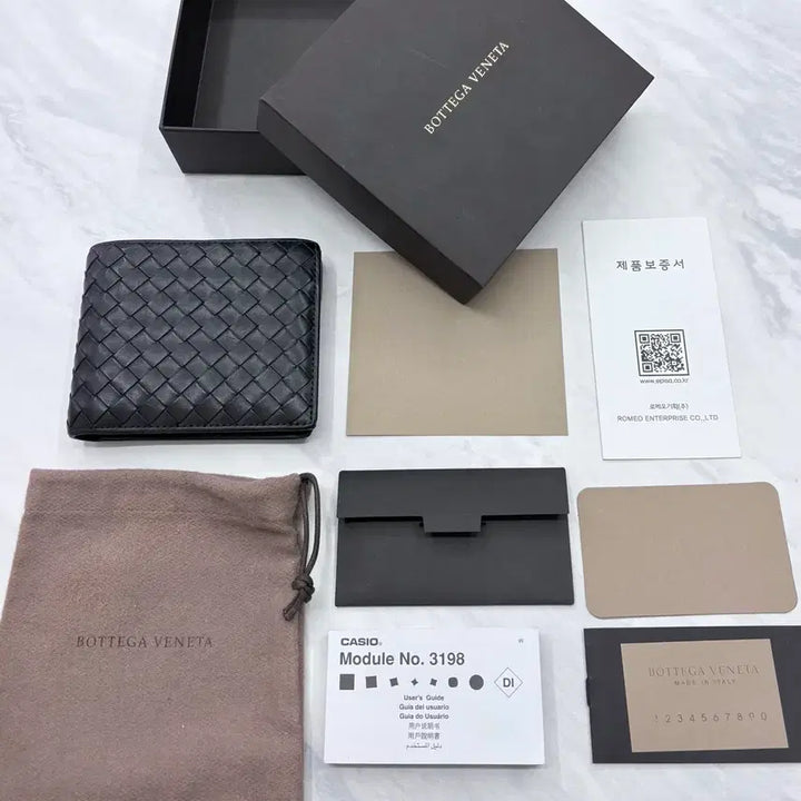 [BUNJANG] Bottega Veneta Intrecciato Bi-fold Wallet Full Set / 개급처) 정품 보테가 인트레치아토 반지갑 풀구성