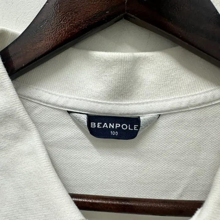 [BUNJANG] Binpole White Short-Sleeve Polo T-Shirt 100 / [만원 아라비아빈티지]빈폴 화이트 반팔 카라티 100