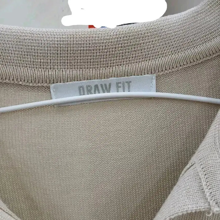 [SOLD OUT] 드로우핏 카라 니트 베이지(라지)