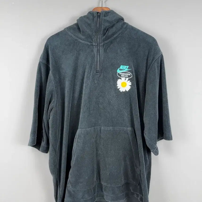 [BUNJANG] Nike Daisy Short Sleeve Hoodie XL / 나이키 데이지 반팔 후드 E77