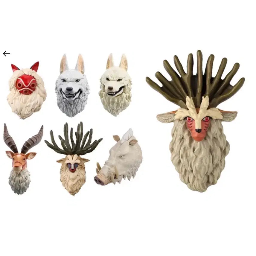 [BUNJANG] Studio Ghibli Princess Mononoke Random Full Box D-cut Shishigami Magnet Figure (Unsealed) / 개봉일괄) 지브리 원령공주 랜덤 풀박스 다이컷 시시가미 마그넷 피규어