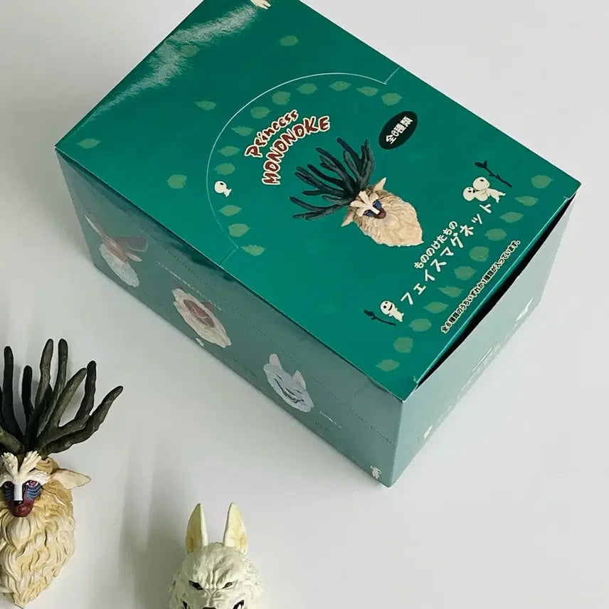 [BUNJANG] Studio Ghibli Princess Mononoke Random Full Box D-cut Shishigami Magnet Figure (Unsealed) / 개봉일괄) 지브리 원령공주 랜덤 풀박스 다이컷 시시가미 마그넷 피규어