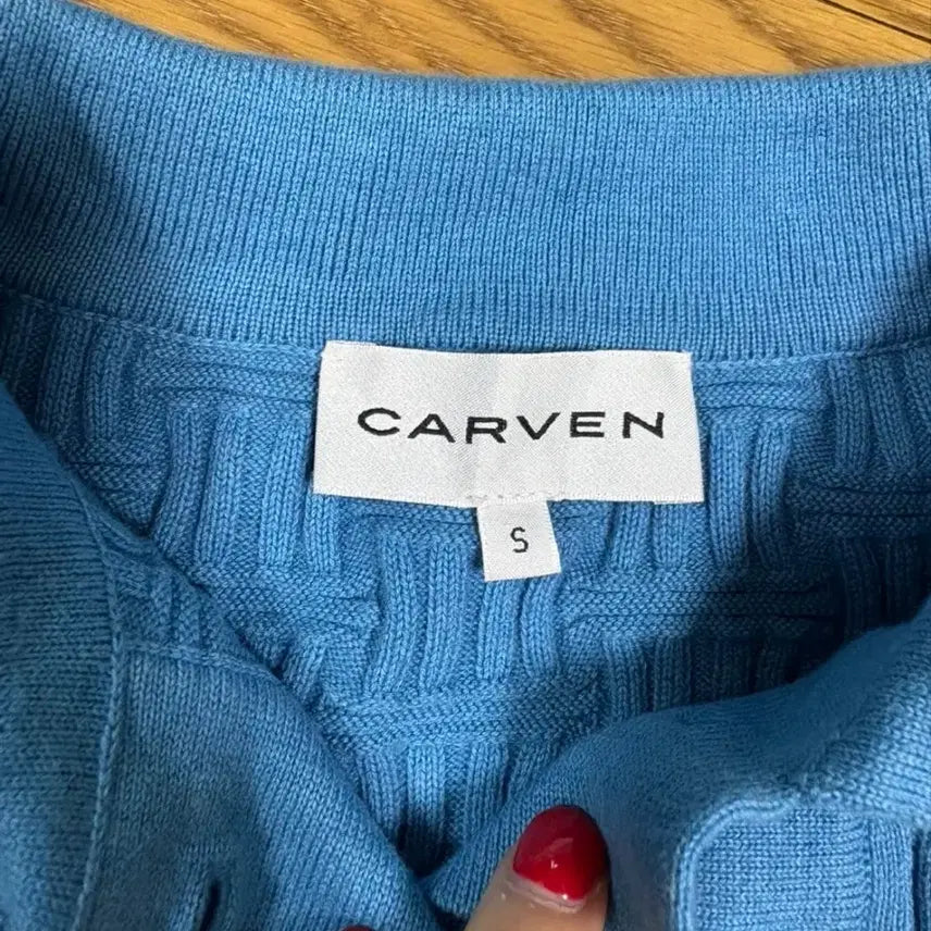 [BUNJANG] CARVEN Cropped Knit Sweater S / 까르뱅 크롭 니트