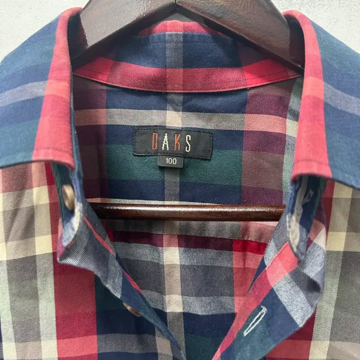[BUNJANG] Daks Check Long Sleeve Shirt Size 100 / [만원 아라비아빈티지]닥스 체크 긴팔 셔츠 100