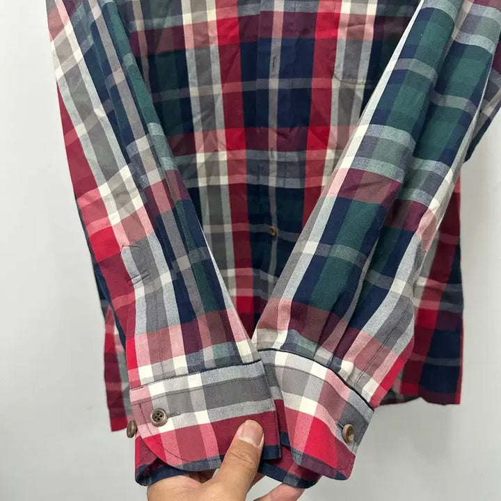 [BUNJANG] Daks Check Long Sleeve Shirt Size 100 / [만원 아라비아빈티지]닥스 체크 긴팔 셔츠 100